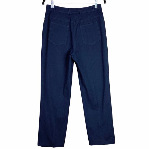St. John Sport by Marie Gray Navy High Rise Trousers Women's size 6 - Picture 2 of 16